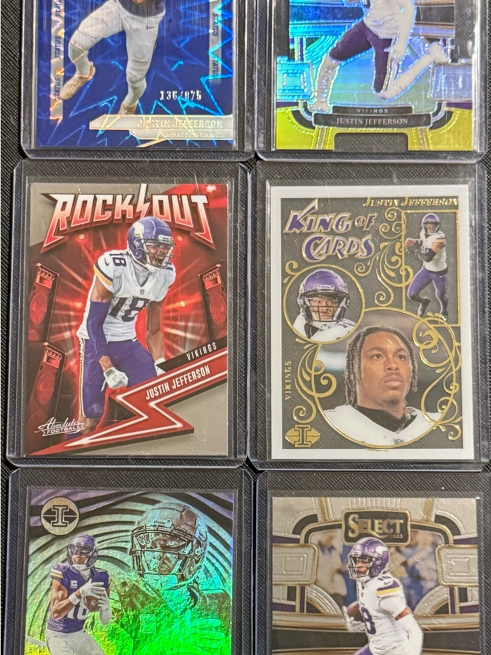 Justin Jefferson Football Card Lot 10